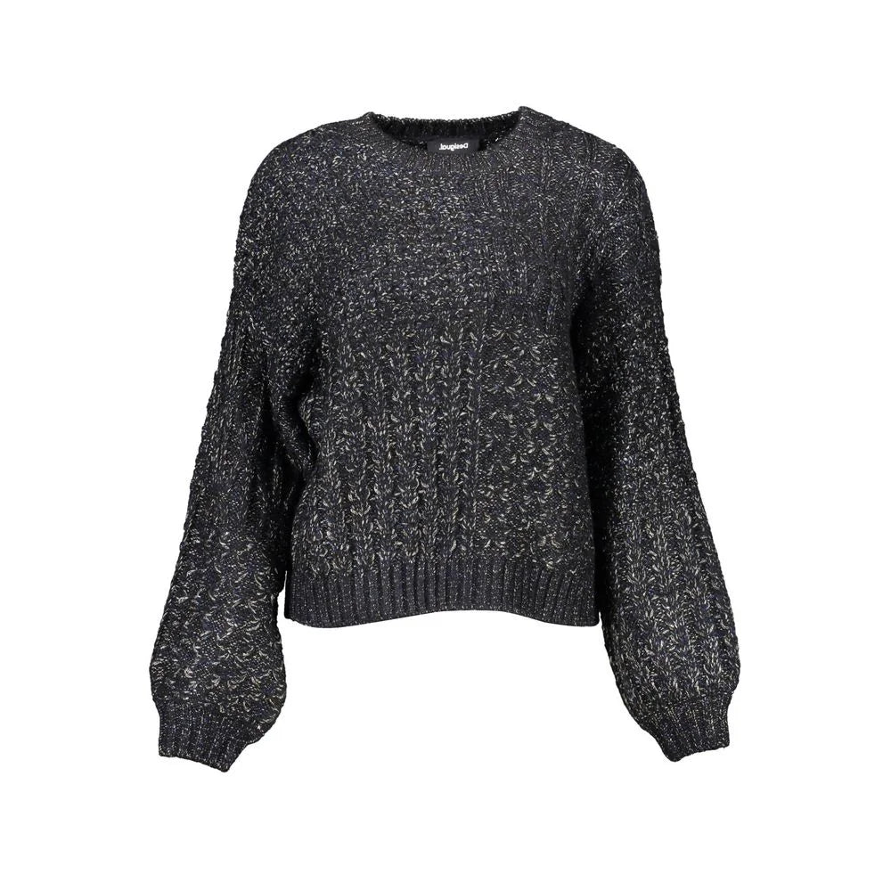 Desigual Black Polyester Sweater - Sweaters