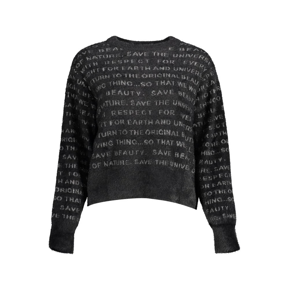 Desigual Black Polyester Sweater - Sweaters