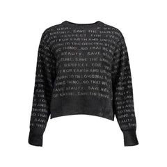 Desigual Black Polyester Sweater - Sweaters