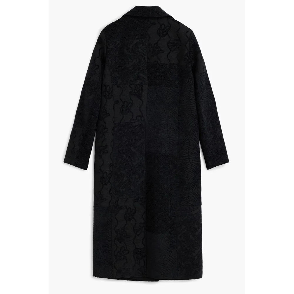 Desigual Black Polyester Women Coat - Overcoats
