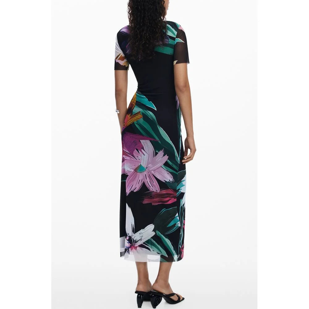 Desigual Black Polyester Women Dress - Dresses