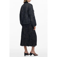 Desigual Black Polyester Women Jacket - Bomber Jackets