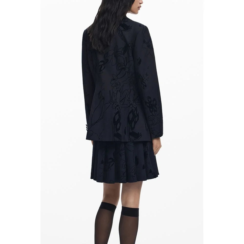 Desigual Black Polyester Women Jacket - XS