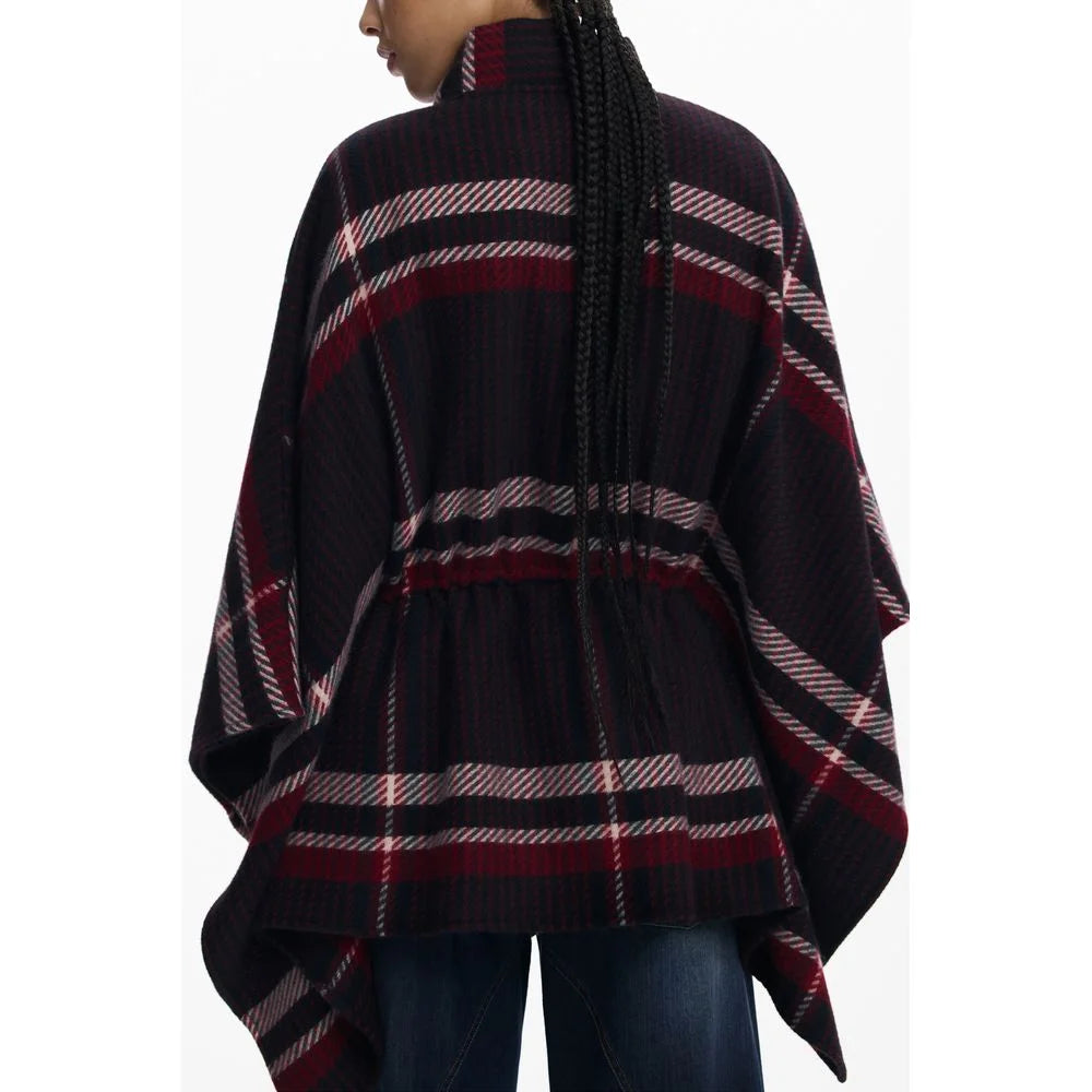 Desigual Black Polyester Women Poncho - One Size