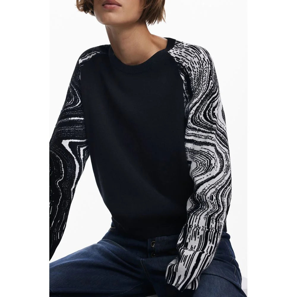 Desigual Black Polyester Women Sweater