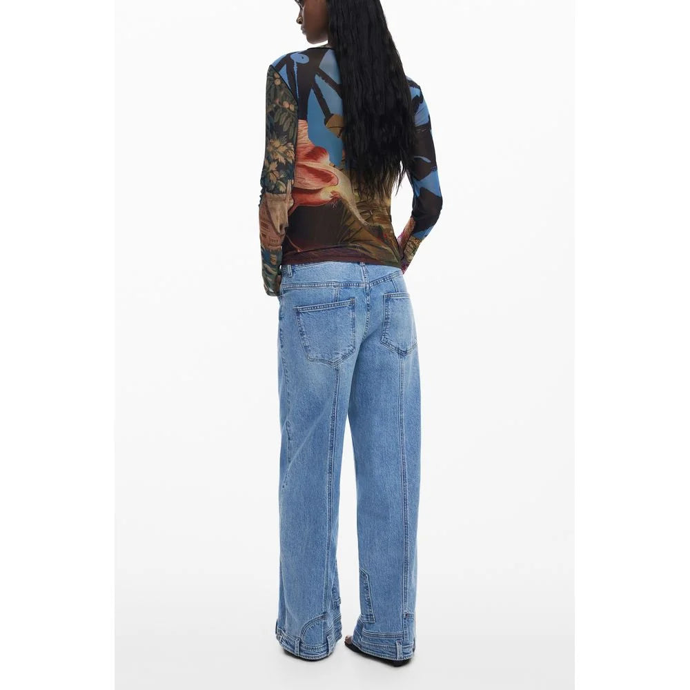 Desigual Black Polyester Women T-Shirt - T-Shirts