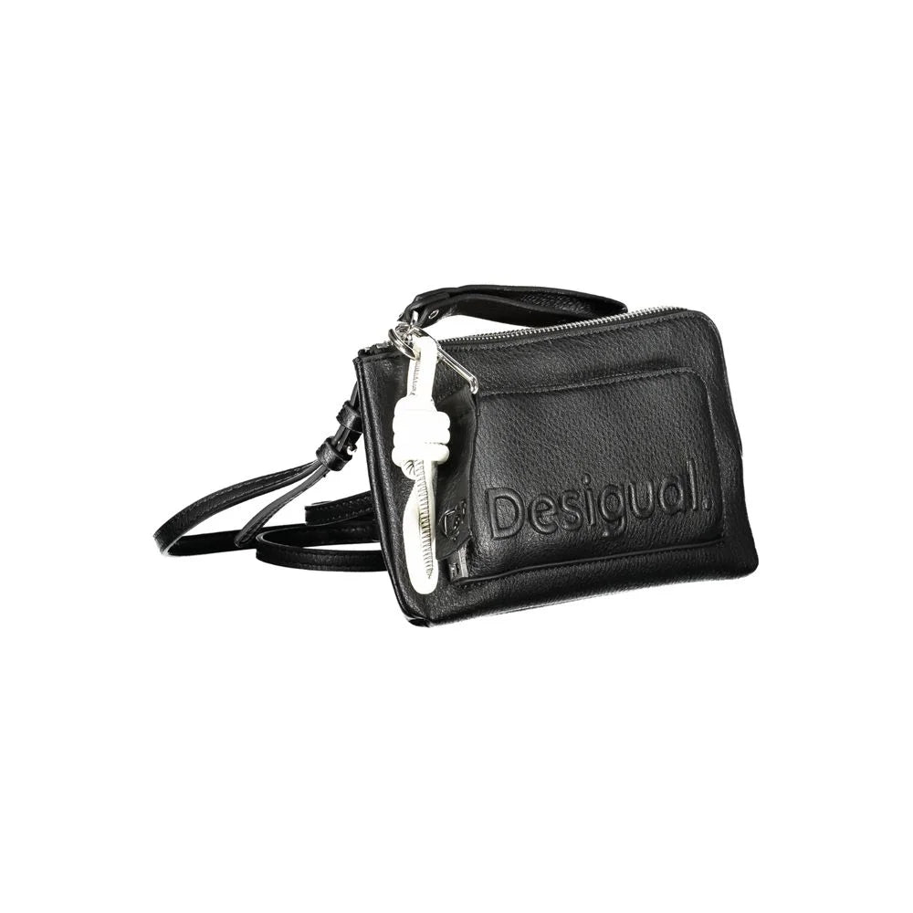 Desigual Black Polyethylene Handbag - Cross Body Bags