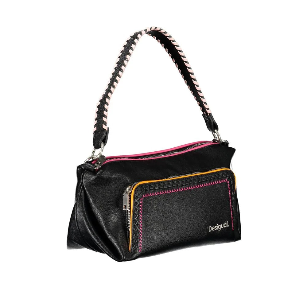 Desigual Black Polyethylene Handbag - Shoulder Bags