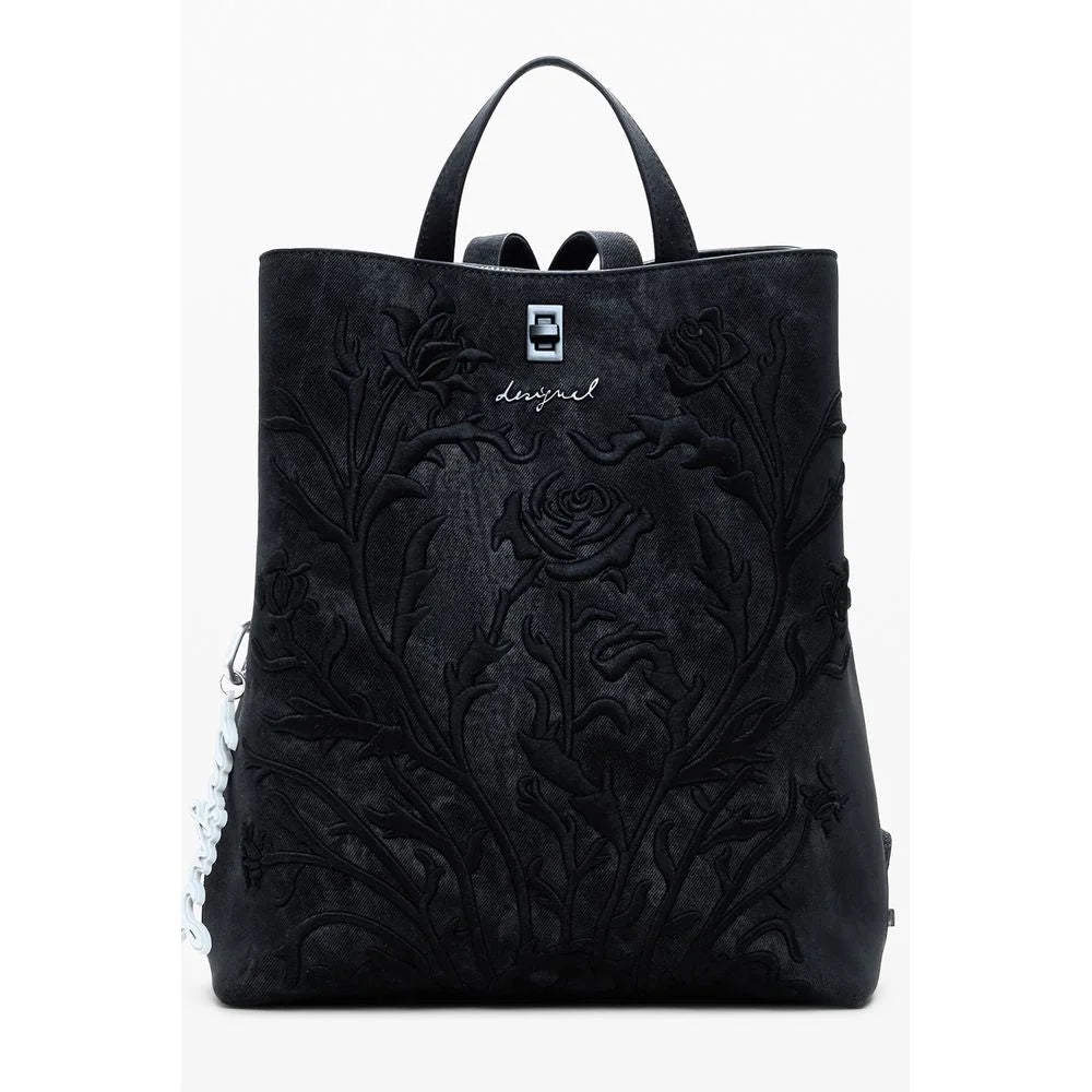 Desigual Black Polyethylene Women Backpack