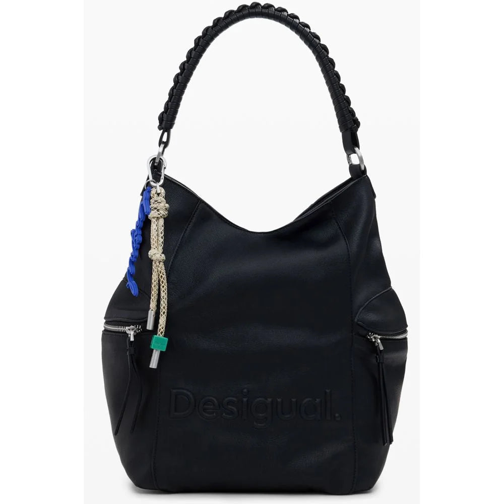 Desigual Black Polyethylene Women Backpack - Backpacks