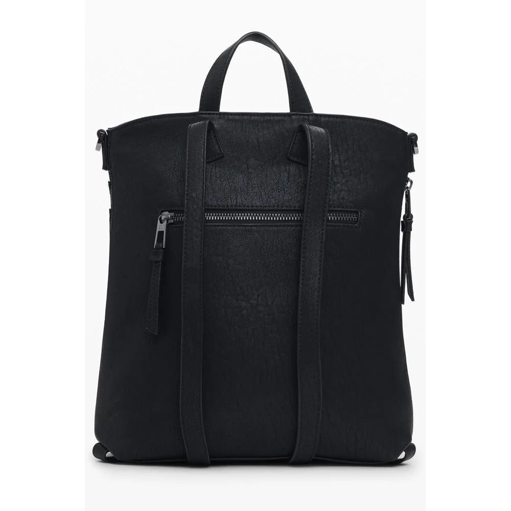 Desigual Black Polyethylene Women Backpack - Backpacks