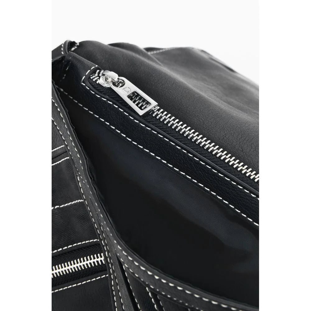 Desigual Black Polyethylene Women Backpack - Backpacks