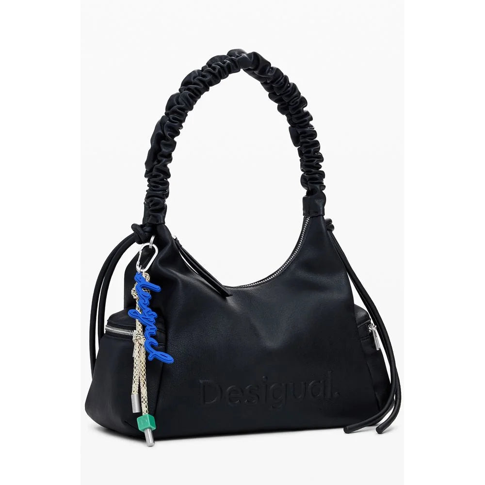 Desigual Black Polyethylene Women Handbag - Shoulder Bags