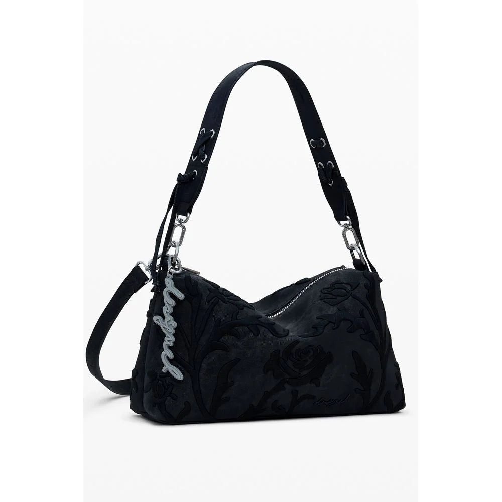 Desigual Black Polyethylene Women Handbag - Shoulder Bags