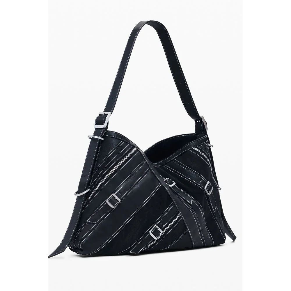 Desigual Black Polyethylene Women Handbag - Shoulder Bags