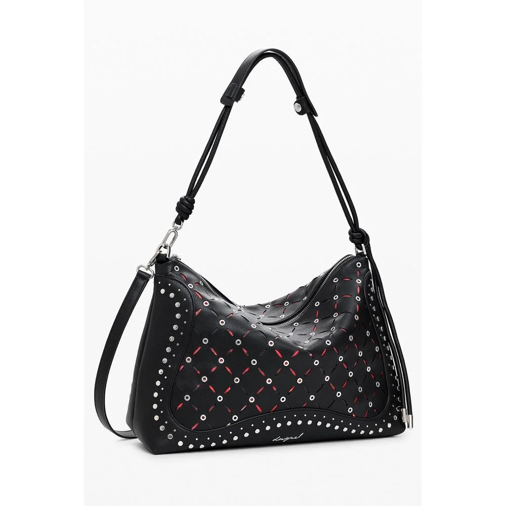 Desigual Black Polyethylene Women Handbag - Shoulder Bags