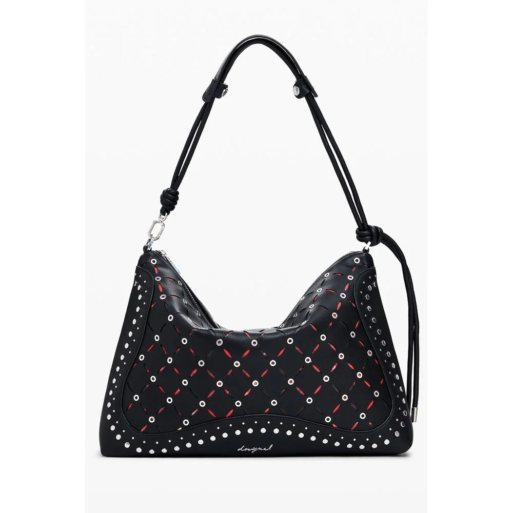 Desigual Black Polyethylene Women Handbag - Shoulder Bags