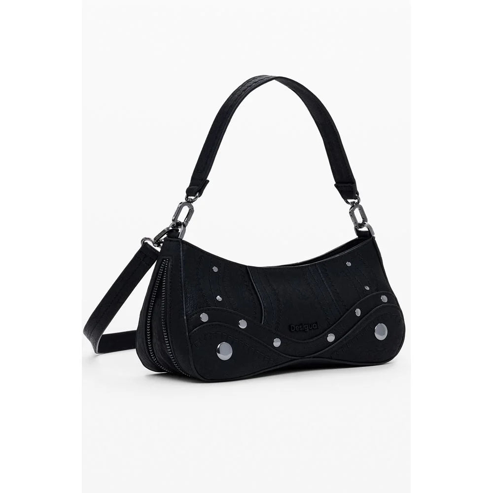 Desigual Black Polyethylene Women Handbag - Shoulder Bags