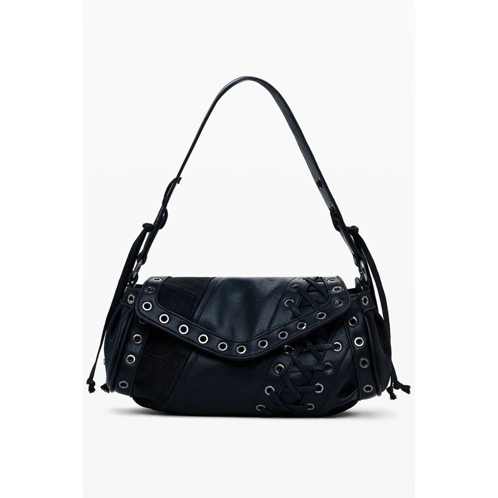 Desigual Black Polyethylene Women Handbag - Shoulder Bags