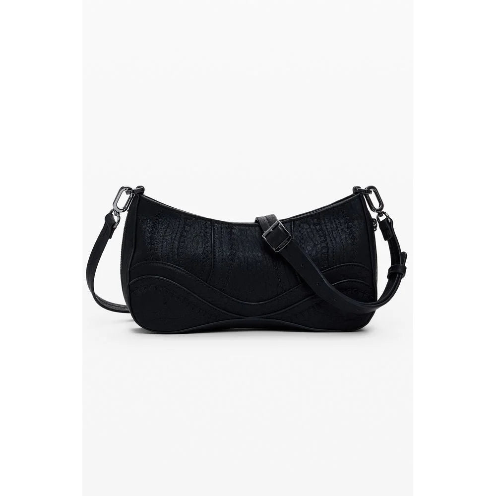 Desigual Black Polyethylene Women Handbag - Shoulder Bags