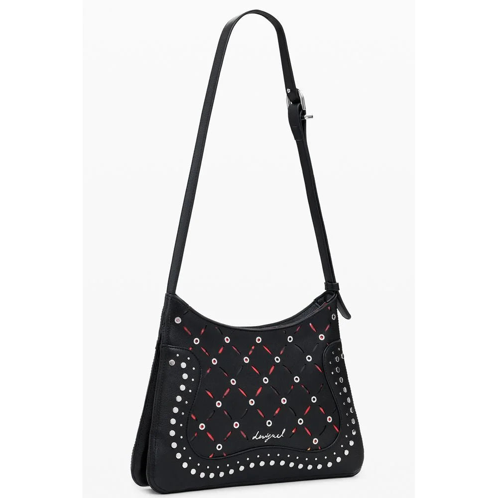 Desigual Black Polyethylene Women Handbag - Shoulder Bags