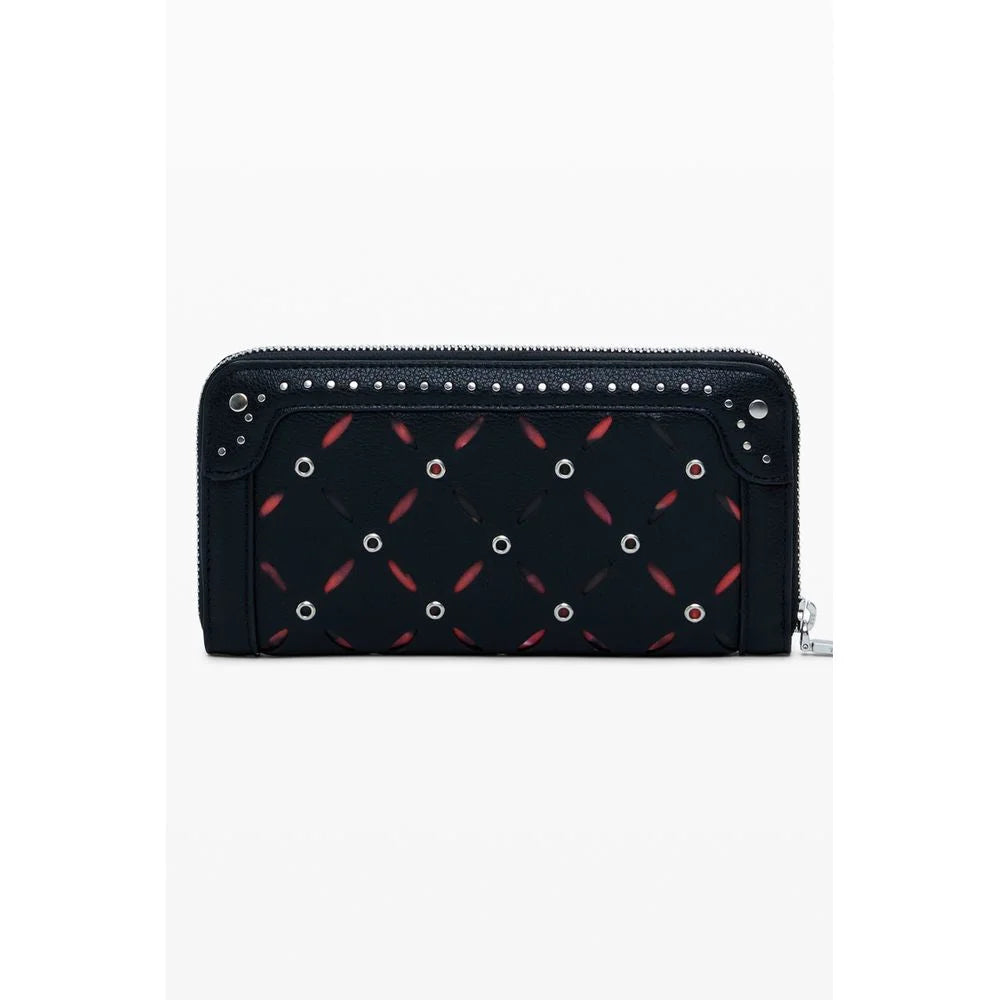 Desigual Black Polyethylene Women Wallet - Wallets