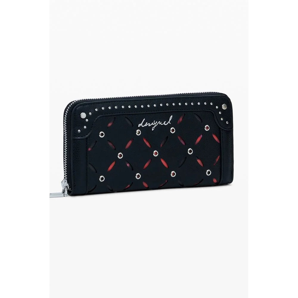 Desigual Black Polyethylene Women Wallet - Wallets