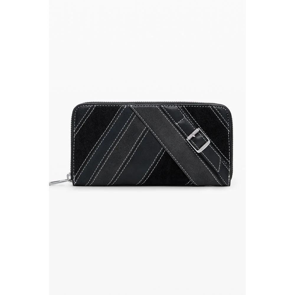 Desigual Black Polyethylene Women Wallet - Wallets