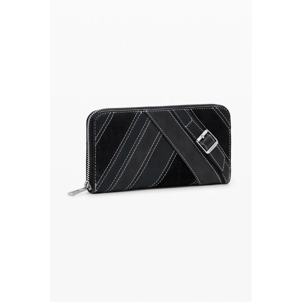 Desigual Black Polyethylene Women Wallet - Wallets