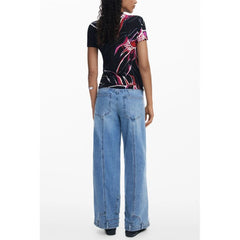 Desigual Black Viscose Women Top
