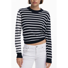 Desigual Black Wool Women Sweater - Sweaters