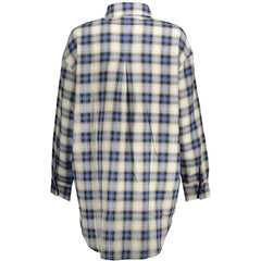 Desigual Blue Cotton Shirt - S - Shirts