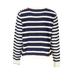 Desigual Blue Cotton Sweater - Sweaters