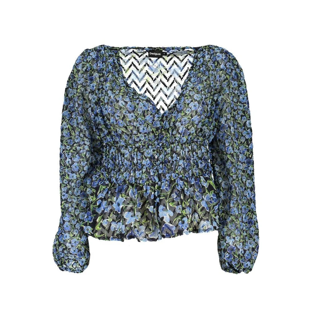 Desigual Blue Polyester Sweater - 54