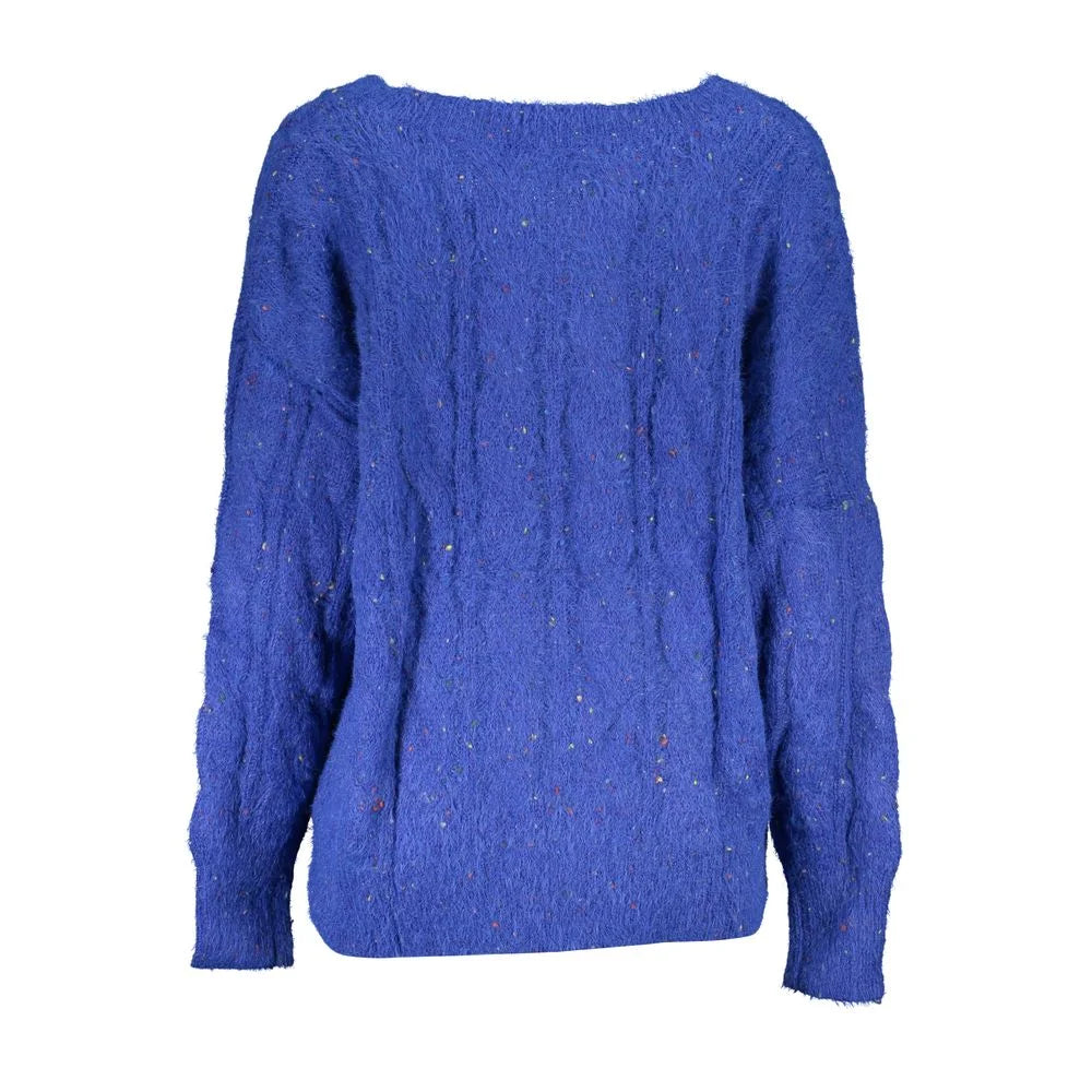 Desigual Blue Polyester Sweater - Sweaters