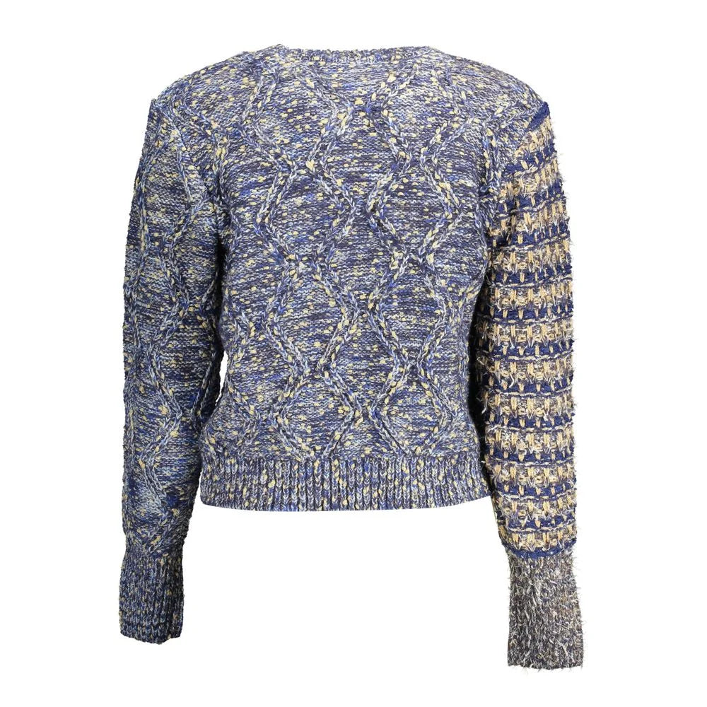Desigual Blue Polyester Sweater - Sweaters