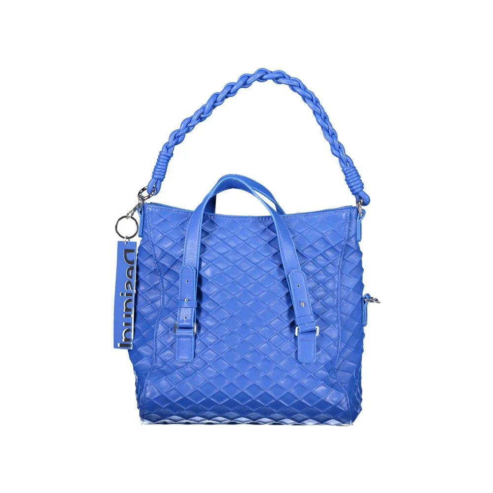 Desigual Blue Polyethylene Women Handbag - Shopper Bags