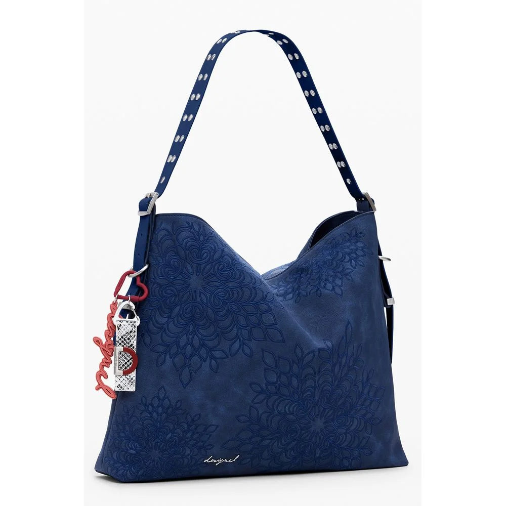 Desigual Blue Polyethylene Women Handbag - Shoulder Bags