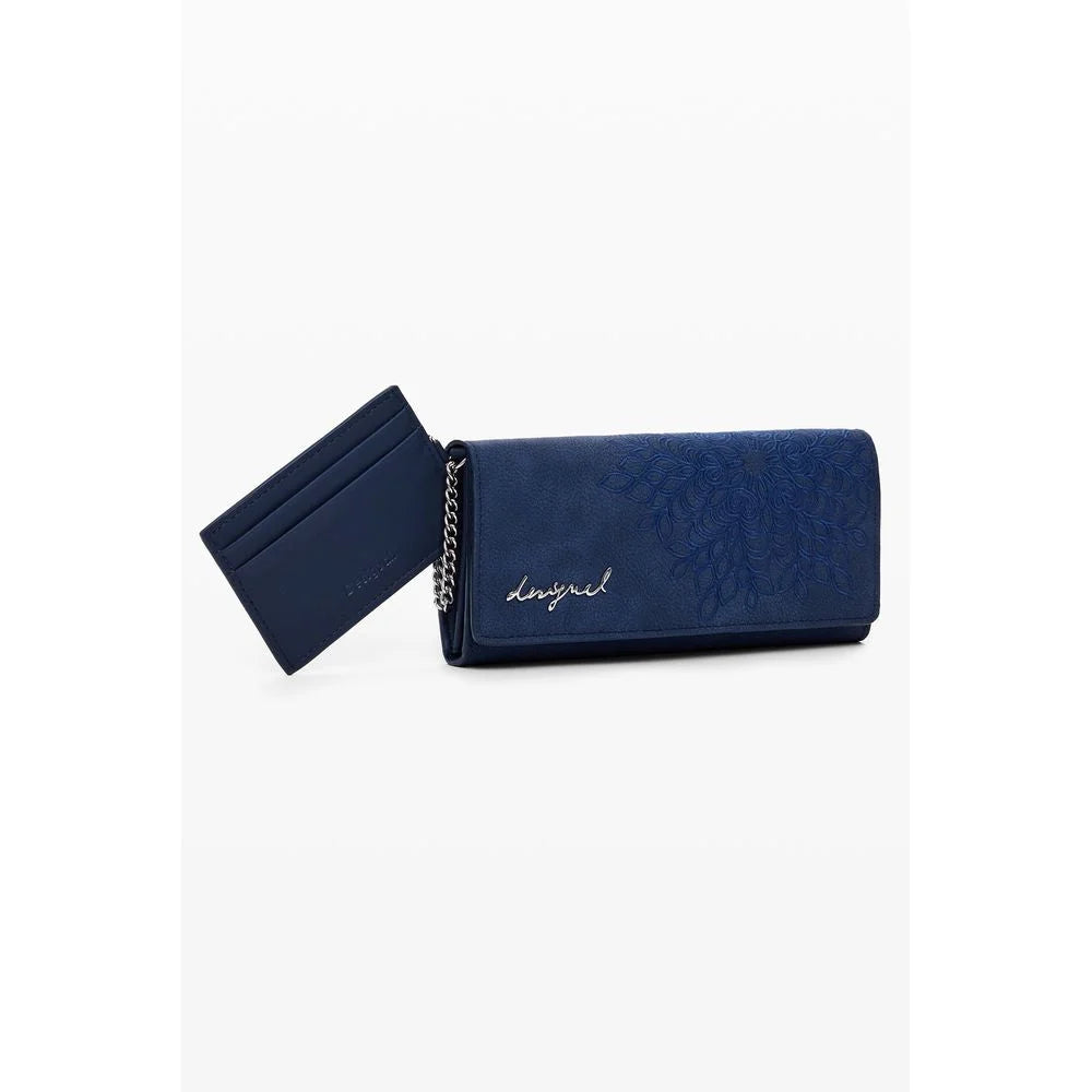 Desigual Blue Polyethylene Women Wallet - Wallets
