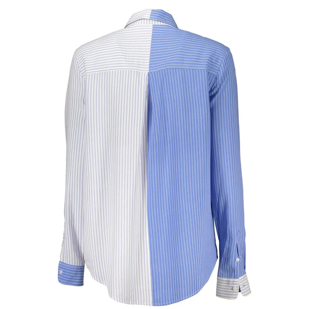 Desigual Blue Viscose Shirt - XS