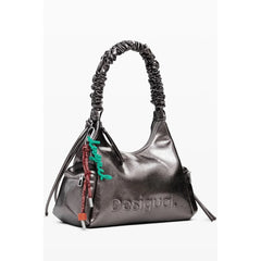 Desigual Bronze Polyethylene Women Handbag - Shoulder Bags