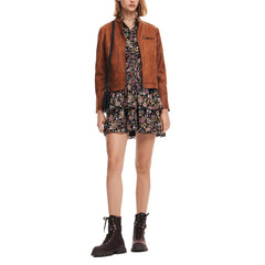 Desigual Brown Polyester Clothing - IT44|L