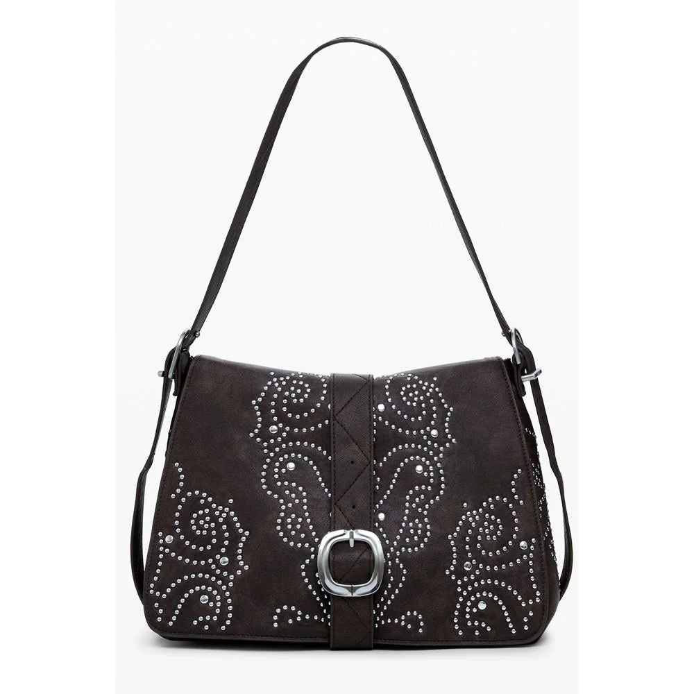 Desigual Brown Polyethylene Women Handbag