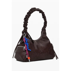 Desigual Brown Polyethylene Women Handbag - Shoulder Bags