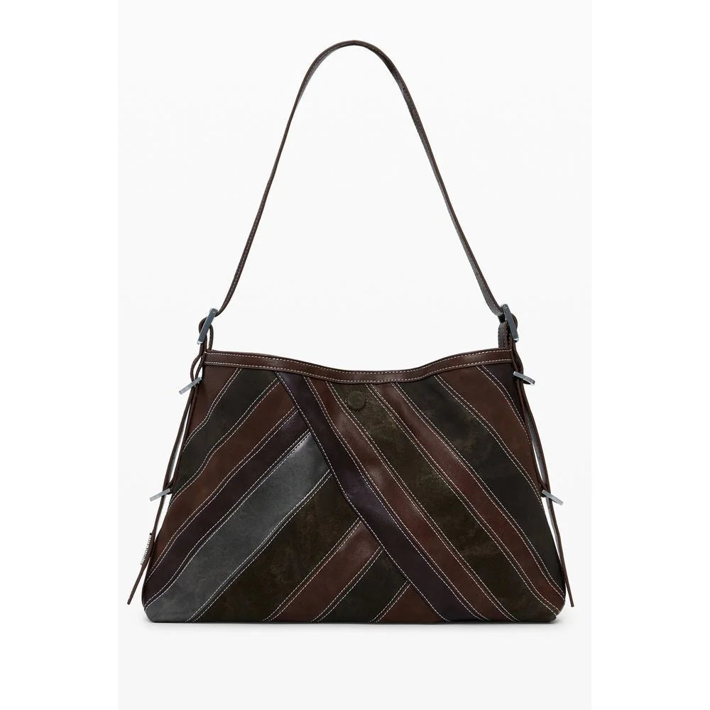 Desigual Brown Polyethylene Women Handbag - Shoulder Bags