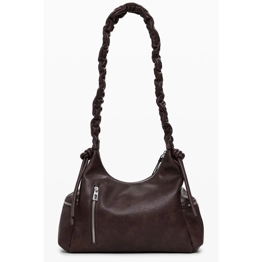 Desigual Brown Polyethylene Women Handbag - Shoulder Bags