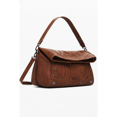 Desigual Brown Polyethylene Women Handbag - Shoulder Bags