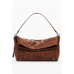 Desigual Brown Polyethylene Women Handbag - Shoulder Bags