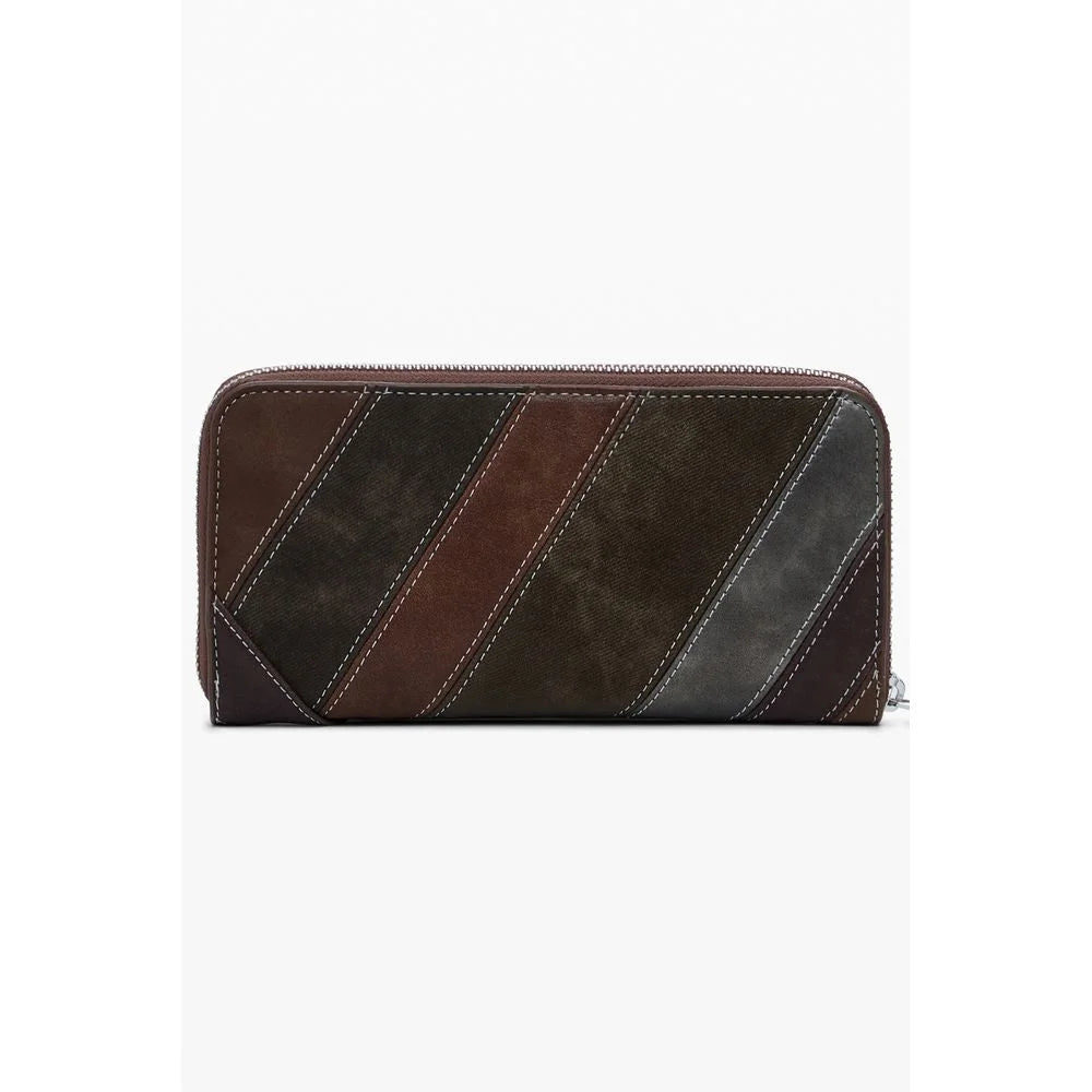 Desigual Brown Polyethylene Women Wallet - Wallets