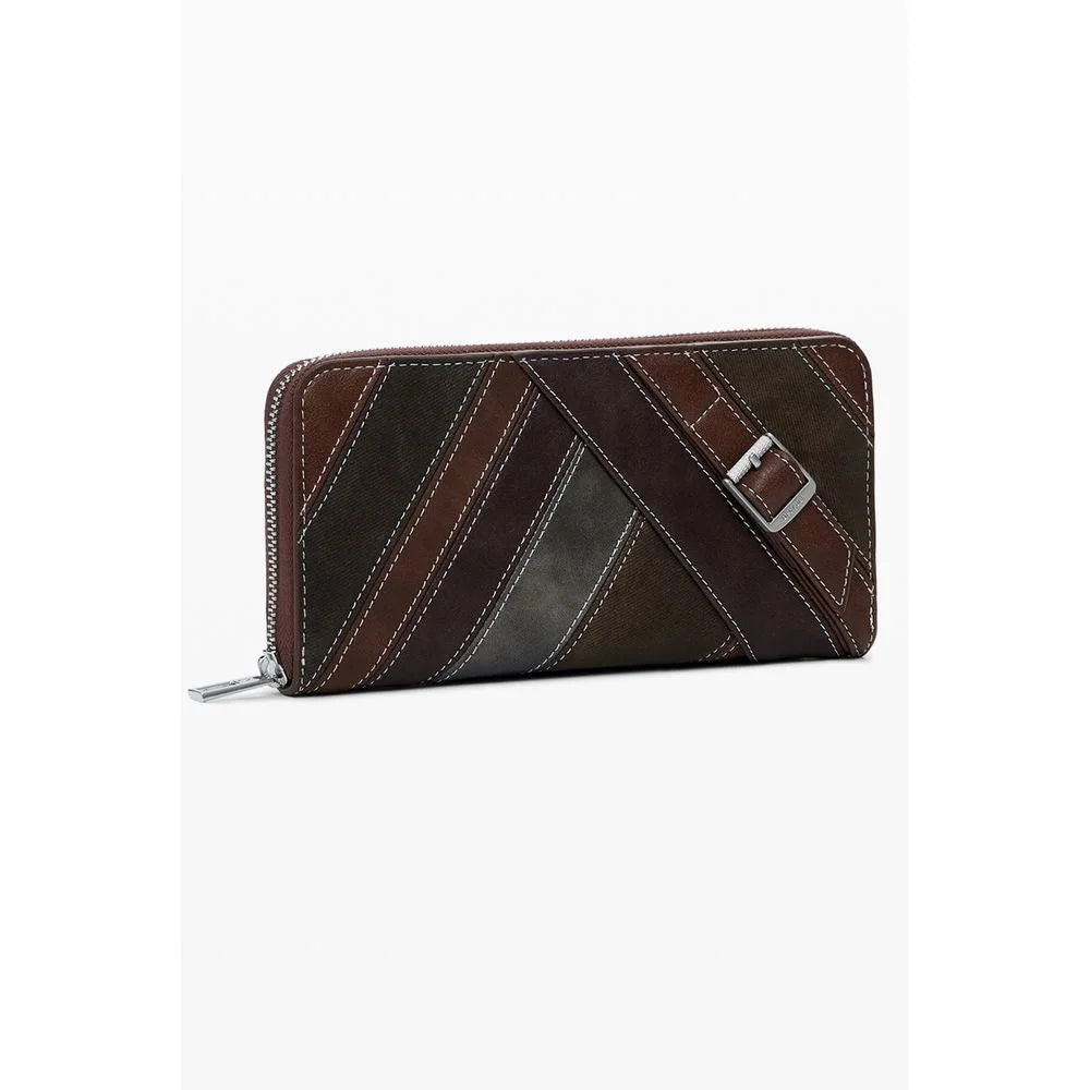 Desigual Brown Polyethylene Women Wallet - Wallets